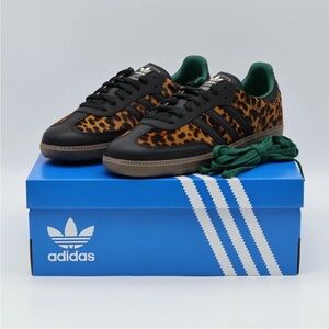 Adidas Samba OG Leopard Print Sneakers